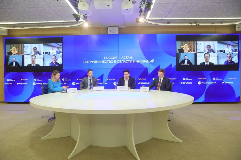 Участники международного экспертного круглого стола "Россия — АСЕАН: сотрудничество в области инноваций" Участники международного экспертного круглого стола "Россия — АСЕАН: сотрудничество в области инноваций" - «Россия сегодня», 780, 30.10.2025