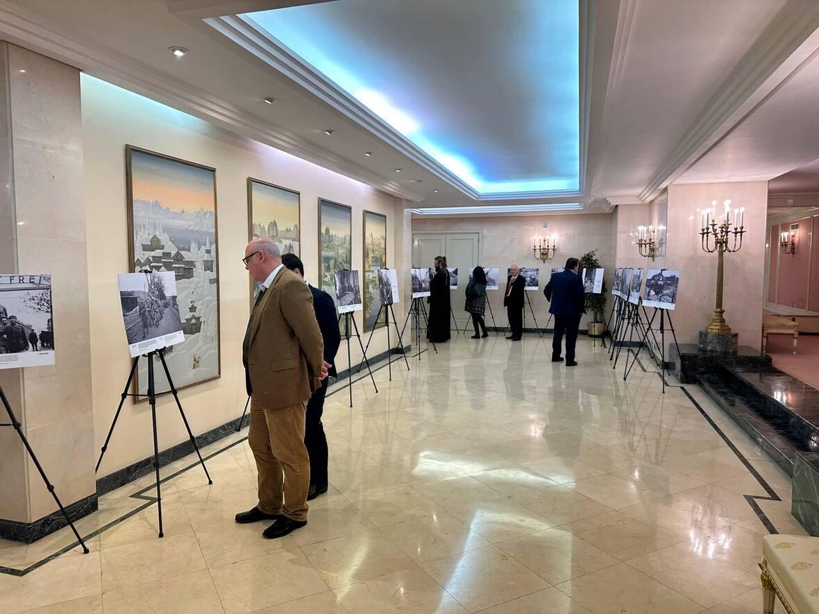 Мадриде открылась фотовыставка "Освобождение Европы" к 80-летию Победы Мадриде открылась фотовыставка "Освобождение Европы" к 80-летию Победы - «Россия сегодня», 1180, 06.11.2025