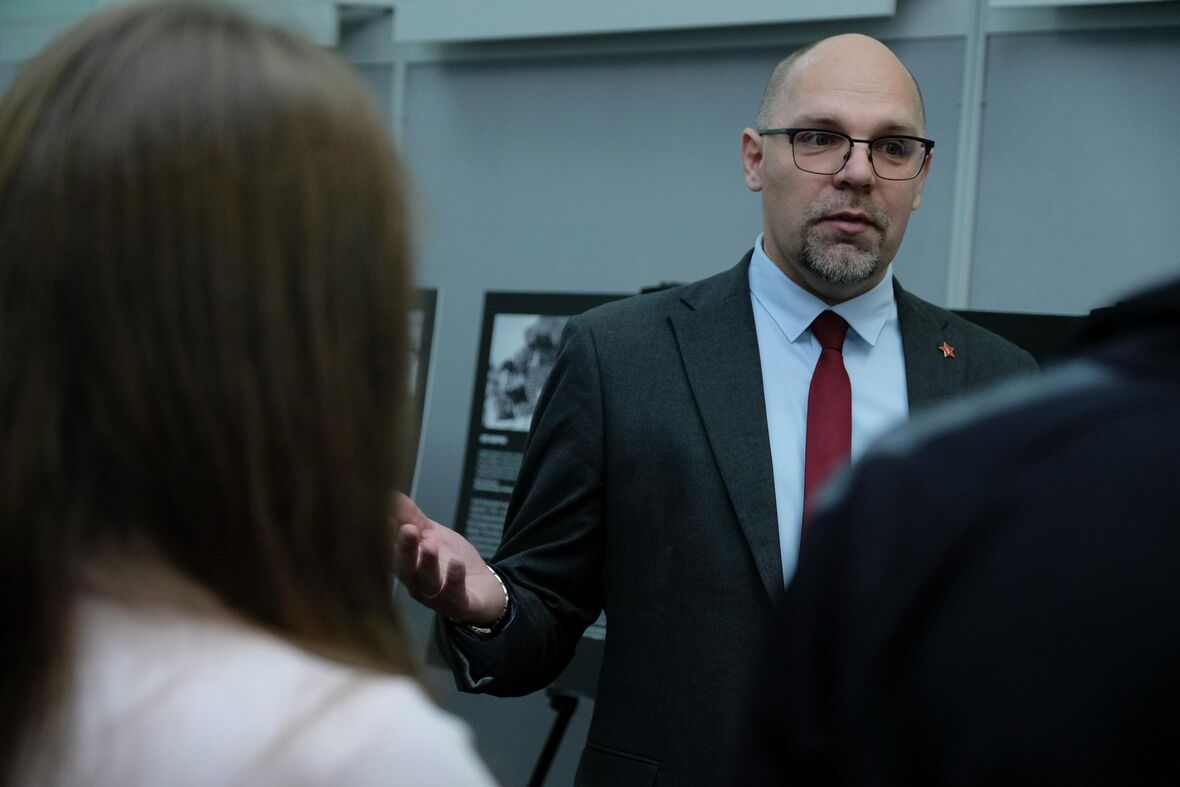 Директор музея-заповедника "Сталинградская битва" Тимофей Юрченко Директор музея-заповедника "Сталинградская битва" Тимофей Юрченко - «Россия сегодня», 1180, 18.11.2025