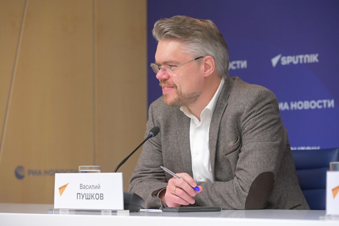 Глава Дирекции международного сотрудничества Sputnik Василий Пушков  - «Россия сегодня», 1180, 11.12.2025